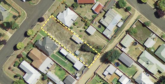 Aerial view of a neighborhood

Description automatically generated