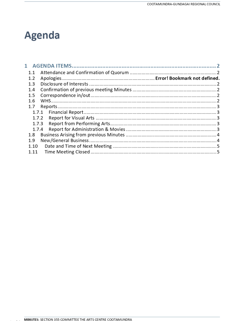 A screenshot of a agenda

AI-generated content may be incorrect.